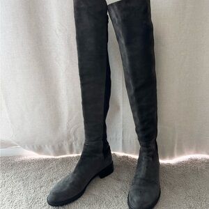 Stuart Weitzman 5050 City Boots - Charcoal Gray